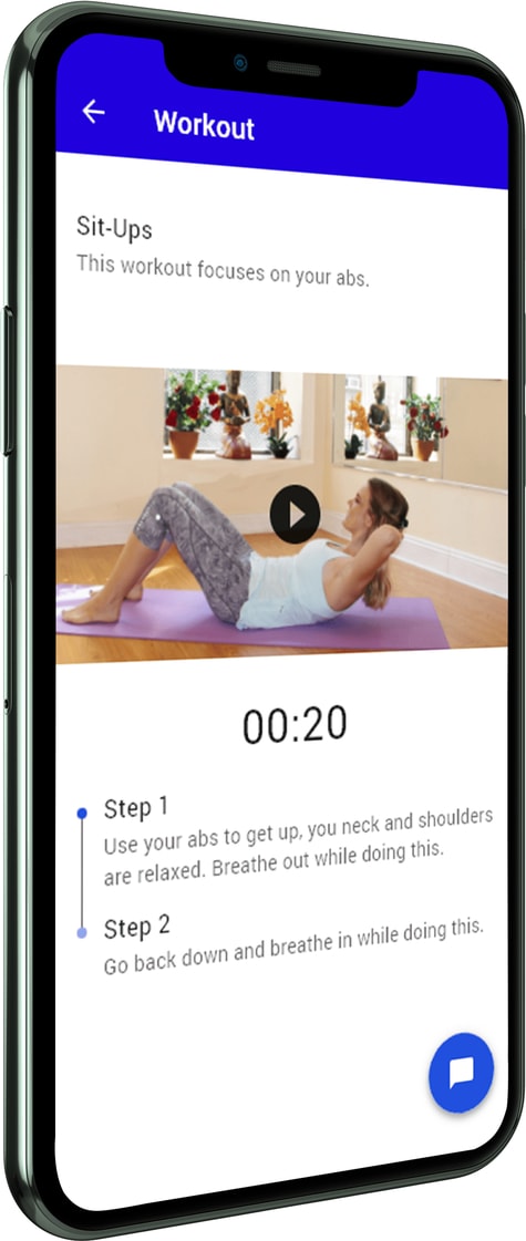 App design - Workout info